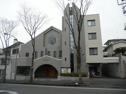 カトリック藤ヶ丘教会外観　カトリック横浜司教区